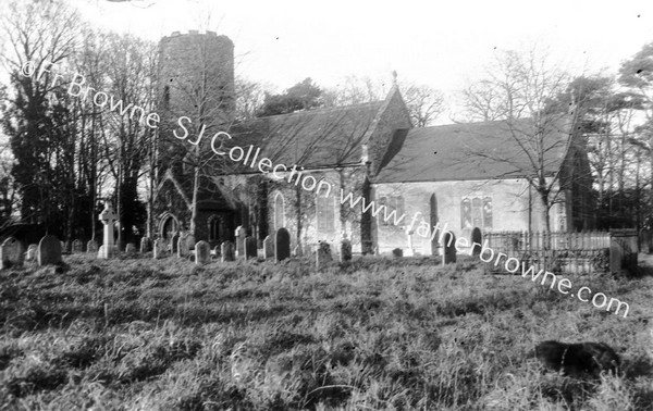 BURGH CASTLE CHURCH FROM S.E.